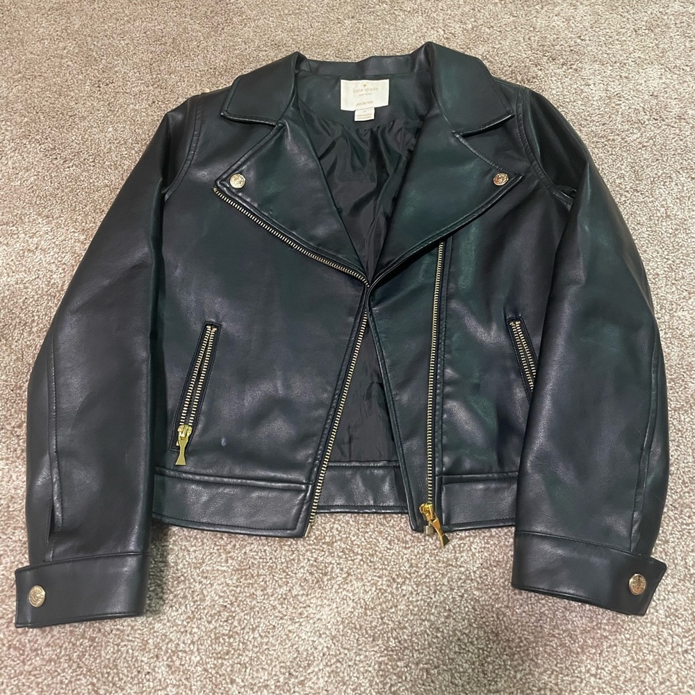Kate Spade Girl’s Faux Leather jacket